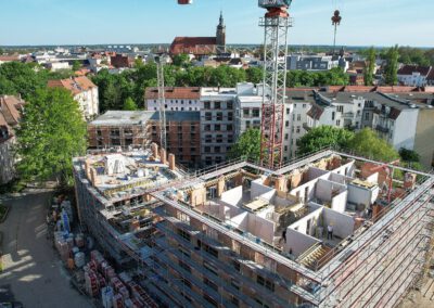 Vogelperspektive über Haus C zu St. Katharinen